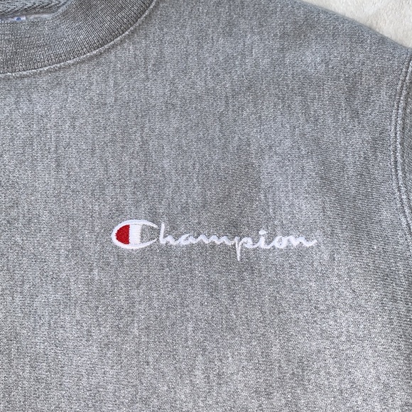 Champion Gray Sweatshirt EUC Small EUC Unisex - Picture 6 of 12